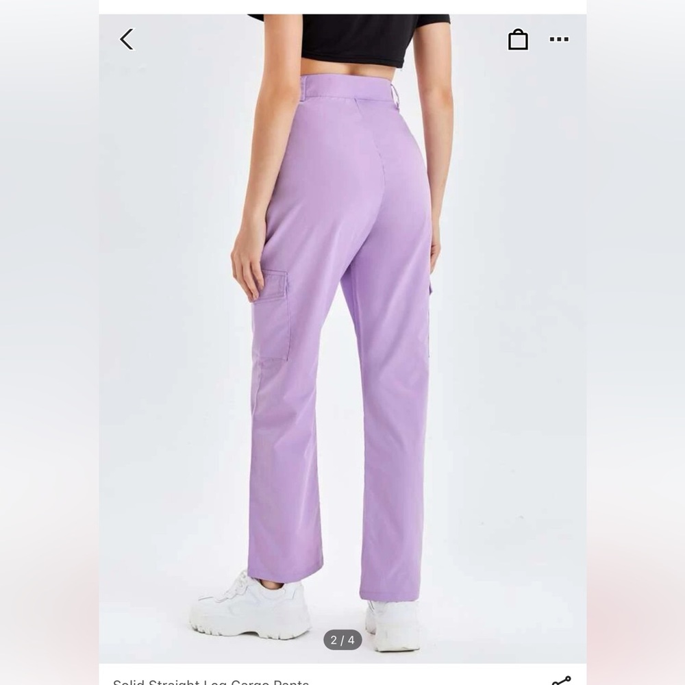 Straight cargo pants brand new!